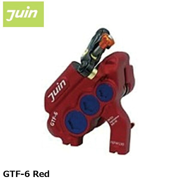 JuinTech ジュインテック GTF-6 Red 自転車用ディスクブレーキ