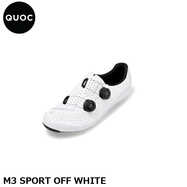 QUOC クオック M3 SPORT OFF WHITE 自転車 サイクルシューズ ビンディングシューズ｜サイクルロード