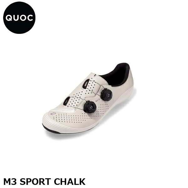 QUOC クオック M3 SPORT CHALK 自転車 サイクルシューズ ビンディングシューズ|サイクルロード
