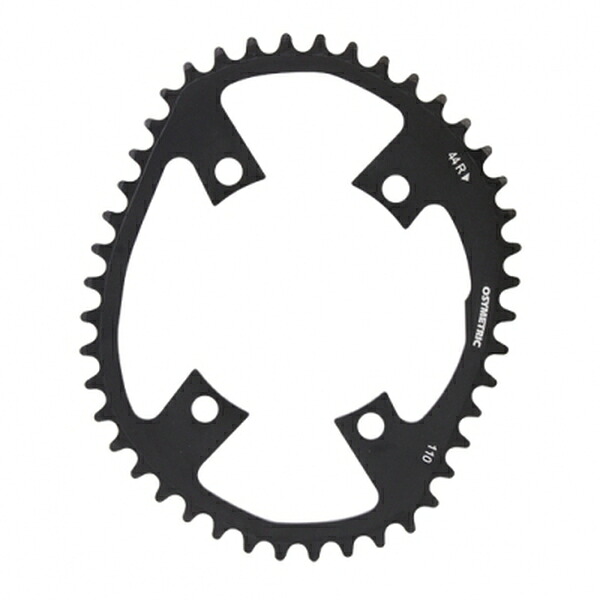 (OSYMETRIC)チェーンリングキット 110PCD 4arms シクロ (44/38)｜サイクルロード