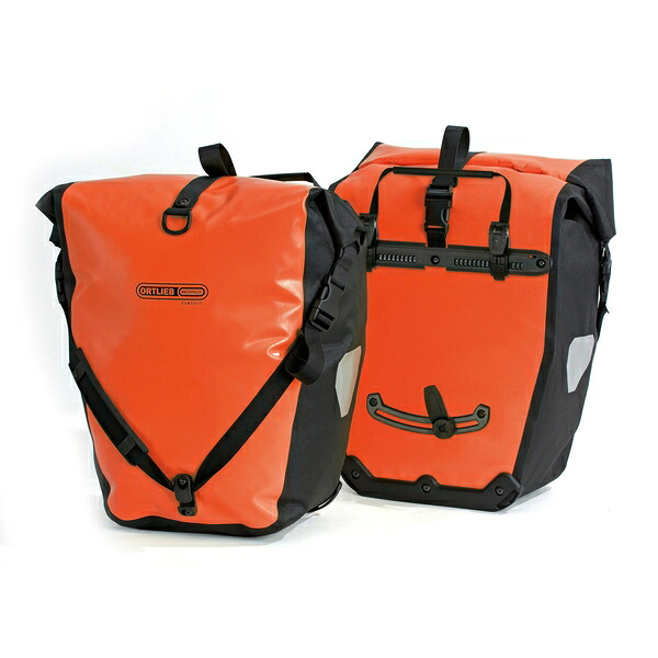 (ORTLIEB/オルトリーブ)バックローラークラシック（ペア） H42xW23/32xD17cm オレンジ OR-F5306｜サイクルロード 19,605円