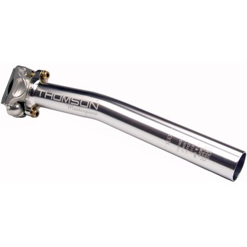 （THOMSON/トムソン)（自転車用シートポスト関連）Masterpiece 350mm SILVER SetBack 31.6mm
