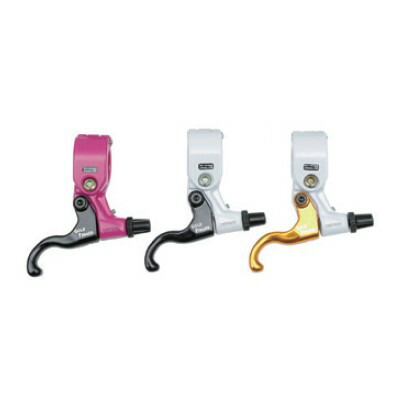 (DIA-COMPE/ダイアコンペ) (自転車用ブレーキレバー)TECH99DS Gold Finger ペア(PK/BK・WH/BK・WH/GD)