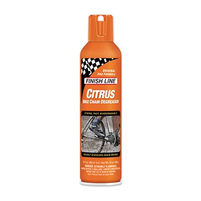 FINISH LINE フィニッシュライン 自転車用 ケミカル用品 シトラス バイク チェーン ディグリーザー 355ml エアーゾール 自転車用洗剤画像