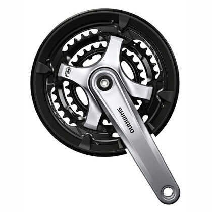 【楽天市場】SHIMANO シマノ クランクセット 自転車用 FC-TY701 ブラック 48X38X28T 170mm 8/7/6S ...