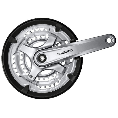 【楽天市場】（SHIMANO/シマノ)（自転車用クランクセット）FC-TY701 シルバー 48X38X28T 170mm 8/7/6S ...