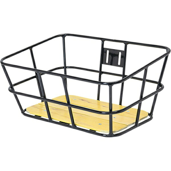 (GIZAPRODUCTS/ギザプロダクツ)AL-N03P ウッド ボトム バスケット L ブラック BKT10100