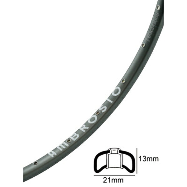 AMBROSIO アンブロッシオ ネメシス チューブラー リム 28” 32H 銀輪 自転車・サイクリング-自転車用パーツ-リム