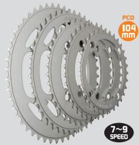 楽天市場】チェーンリング 【送料無料】 34T BCD104 アルミ製