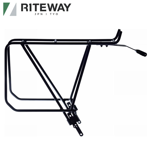 楽天市場】RITEWAY パニアバッグ対応オフセットリアキャリア（ライト