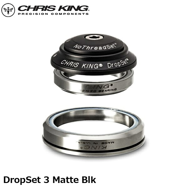CHRISKING クリスキング DropSet 3 Matte Blk 銀輪 頭顱部分品