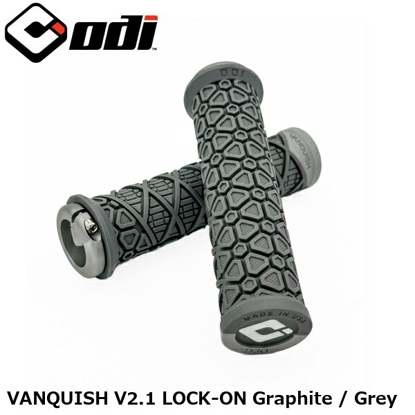 ODI オーディーアイ VANQUISH V2.1 LOCK-ON Graphite / Grey 自転車用グリップ