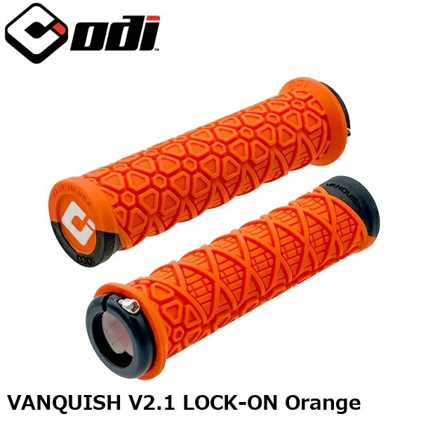 ODI オーディーアイ VANQUISH V2.1 LOCK-ON Orange 自転車用グリップ