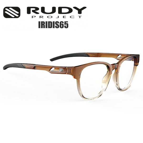 RUDYPROJECT ルディプロジェクト スポーツサングラス IRIDIS65 イリディス65 クリスタル ブラウンデグフレーム デモレンズ