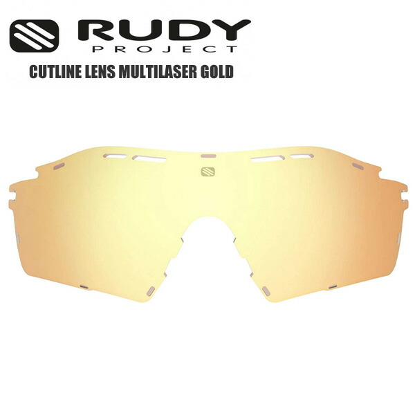 RUDYPROJECT ルディプロジェクト スポーツサングラス CUTLINE カットライン レギュラーレンズ マルチレーザー ゴールドレンズ｜サイクルロード