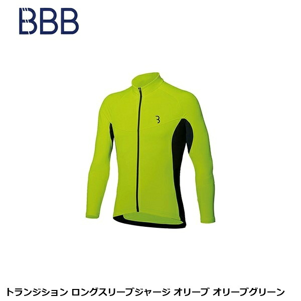 BBB ビービービー トランジション ロングスリーブジャージ オリーブ オリーブグリーン サイクルジャージ