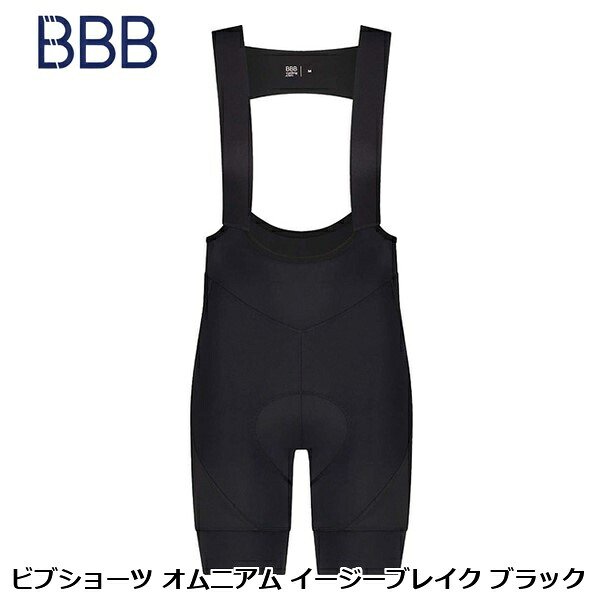 BBB ビービービー ビブショーツ オムニアム イージーブレイク 黒いこと 循環過程御召しもの