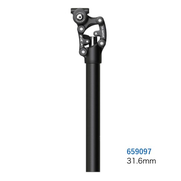 SR SUNTOUR エスアール サンツアー NCX ブラック 31.6X350MM 25MM サスペンションシートポスト 自転車用 シートポスト