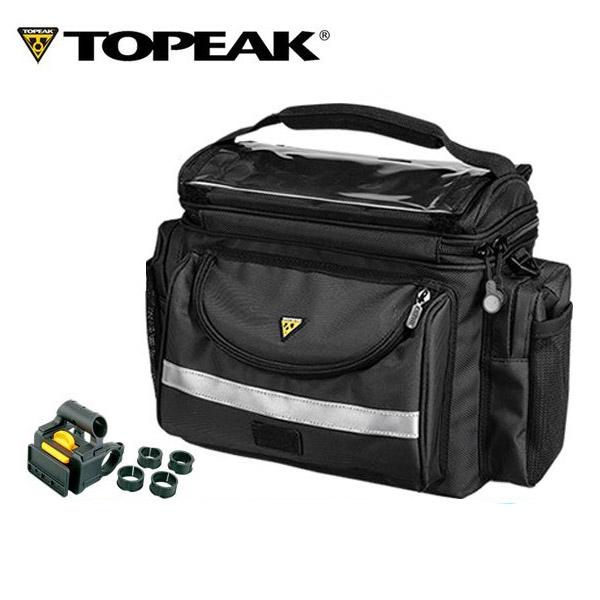 TOPEAK トピーク バッグ ハンドルバーバッグ TourGuide Handlebar Bag DX ツアーガイド ハンドルバー バッグ DX BAG43600 サイクルバッグ 自転車 アクセサリー｜サイクルロード