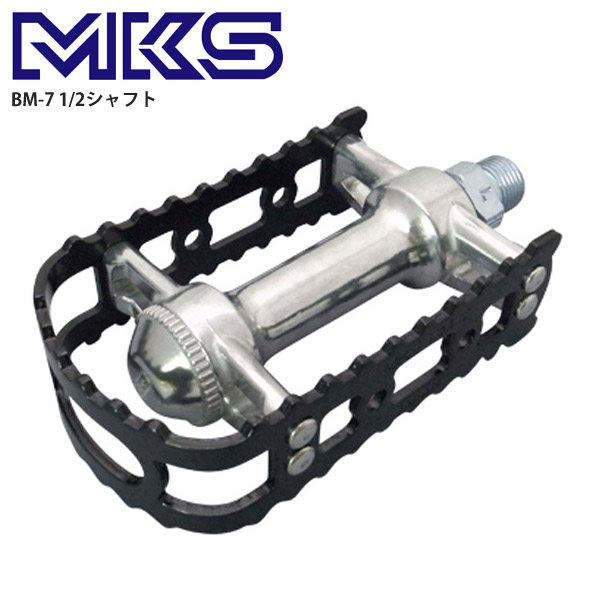 MKS 三ヶ島 ペダル BM-7 1/2シャフト BK 自転車 ロードバイク
