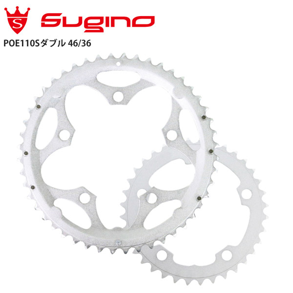 楽天市場】Sugino スギノ チェーンリング CYCLOID CY5-SHC 自転車