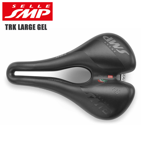 サドル 人気絶頂 パーツ 自転車 Black Gel Large Trk ロードバイク サドル セラエスエムピー Smp Selle Beachsidecliniccr Com