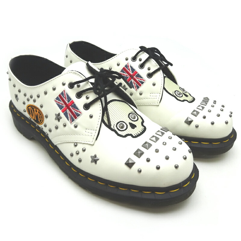 飯能本店 ドクターマーチン 3ホールシューズ Uk8 日本サイズ26 5cm メンズ その他靴 スムースレザー ホワイト Dh 大黒屋質店出品 中古 送料無料 店頭受取対応商品 septicin Com
