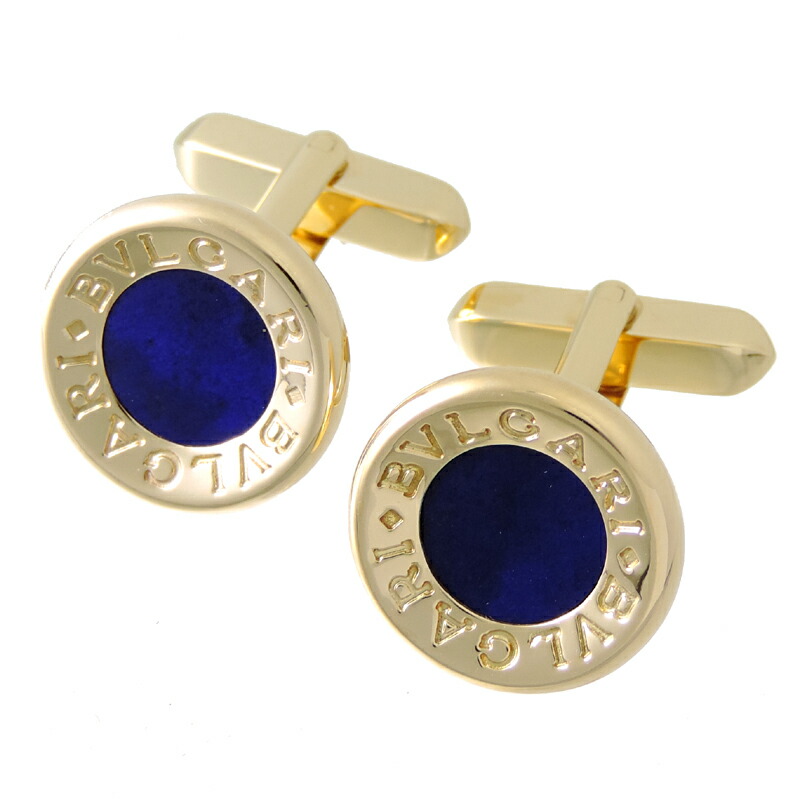 ◇セール特価品◇ BVLGARI ブルガリ ブルガリブルガリ カフス K18ホワイトゴールド メンズ 中古