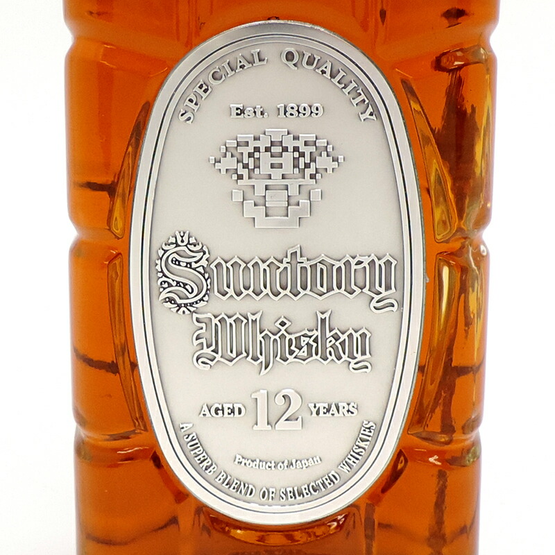 飯能本店］ サントリー Suntory 700ml SH1010 銀の特角 12年 特別限定