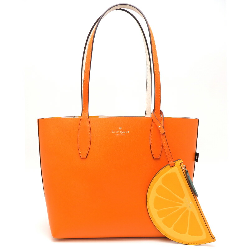 【楽天市場】【飯能本店】 ケイトスペード オレンジ トス プリント リバーシブルスモールトートバッグ レディース ショルダーバッグ KC718