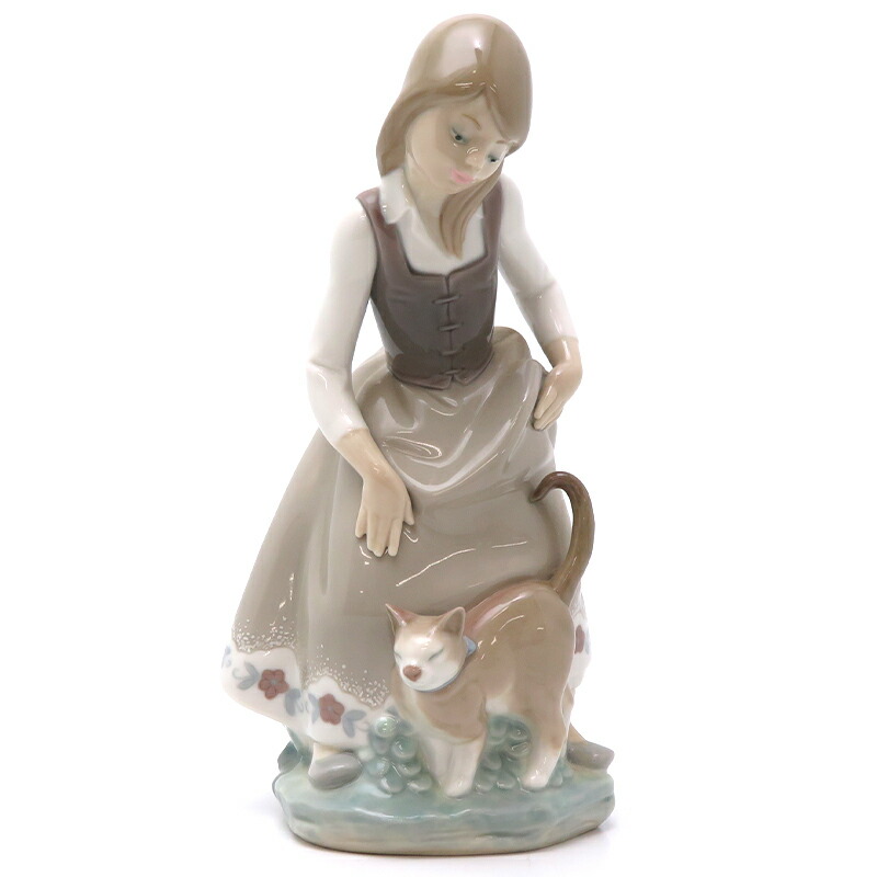 【むー】LLADRO / リヤドロ　犬　「お舟に乗って」 リヤドロ お船に乗って 6642 | ブランド洋食器専門店ル