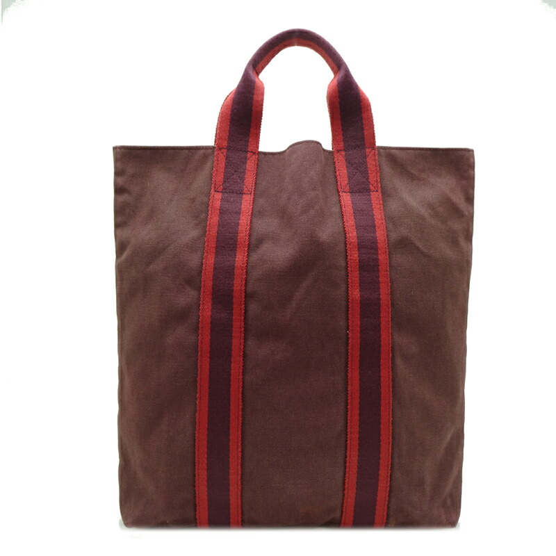 お値引き！HERMES エルメス フールトゥカバス　縦型　トートバッグ ネイビー ⭐️美品⭐️HERMESエルメス フールトゥ カバス トートバッグ