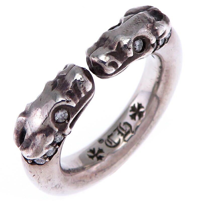 楽天市場】【銀座店】 クロムハーツ ダブルドッグ パヴェ ダイヤモンド