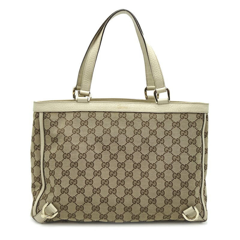 GUCCI グッチ GG柄 アビー トートバッグ ハンド キャンバス レザー 楽天市場】【バッグ】GUCCI グッチ アビー ライン GGキャンバス