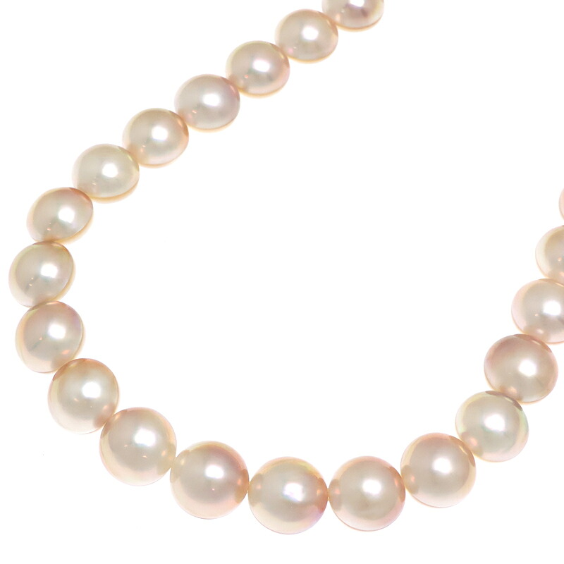 【銀座店】 タサキ(田崎真珠) 13.9~13.2mm マベ パール レディース ネックレス シルバー ホワイト系 DH85918【大黒屋質店出品】 【中古】【送料無料】【店頭受取対応商品】|大黒屋質店