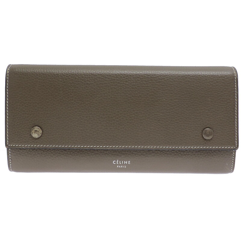 【美品】CELINE 長財布 ロング フラップ ウォレット 楽天市場】【送料無料】【本物】人気☆CELINE☆セリーヌ