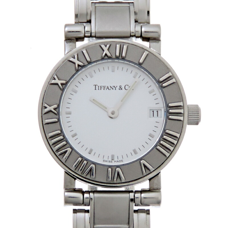 アトラス 2ハンド 31mm ダイヤベゼル SS クオーツ レディース 時計