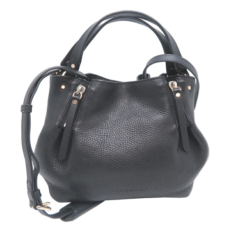【飯能本店】 バーバリー 2wayバッグ レディース ショルダーバッグ 3963675 レザー ブラック系 DH86748【大黒屋質店出品】 【中古】【送料無料】【店頭受取対応商品】
