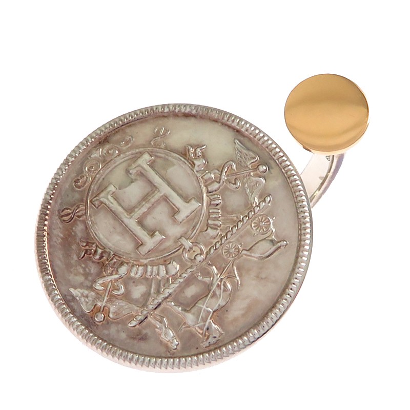 楽天市場】HERMES エルメス エクスリブリス シュヴァリエ リング 750