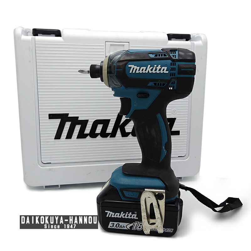 マキタ インパクトドライバ 18V 充電式インパクトドライバ TD149DRFX (3.0Ah) 電池1個・ケース セット ※充電器なし KH06021【大黒屋質店出品】 【中古】【送料無料】|大黒屋質店