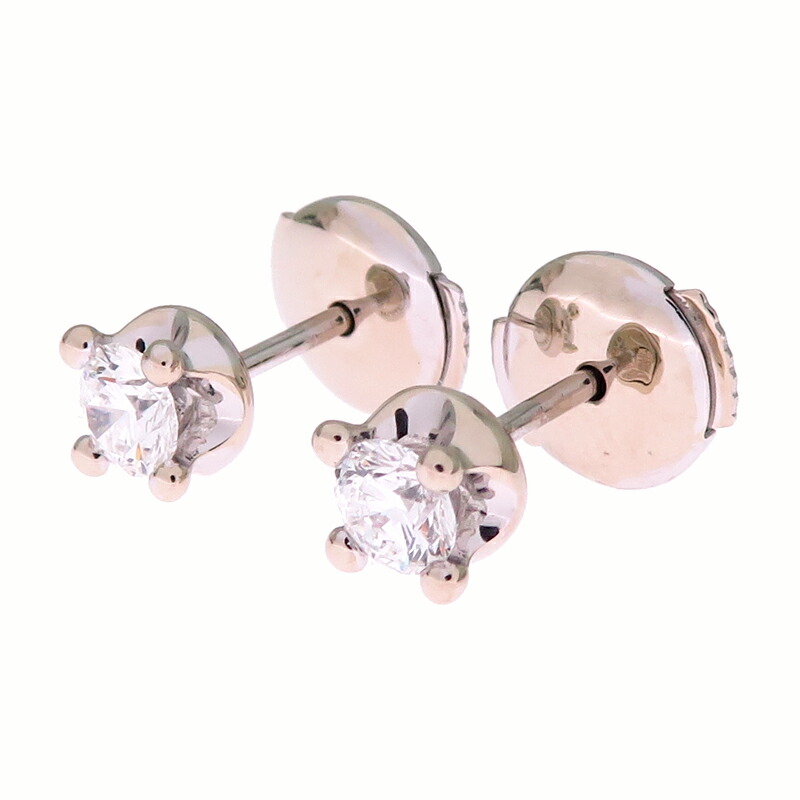 【美品】BVLGARI ブルガリ コロナ ダイヤモンド ピアス 片耳用 6439 美品】BVLGARI ブルガリ コロナ ダイヤモンド ピアス 片耳用