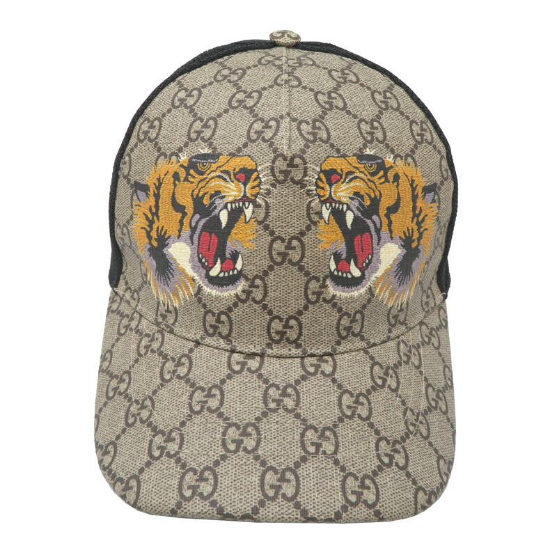 楽天市場】GUCCI グッチ Tiger Print Baseball Cap ベースボール