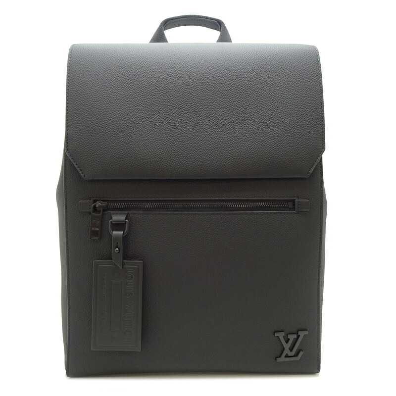 【銀座店】 ルイ・ヴィトン ファストライン･バッグパック メンズ リュック・デイパック M21367 レザー ブラック系 DH89801【大黒屋質店出品】 【中古】【送料無料】【店頭受取対応商品】