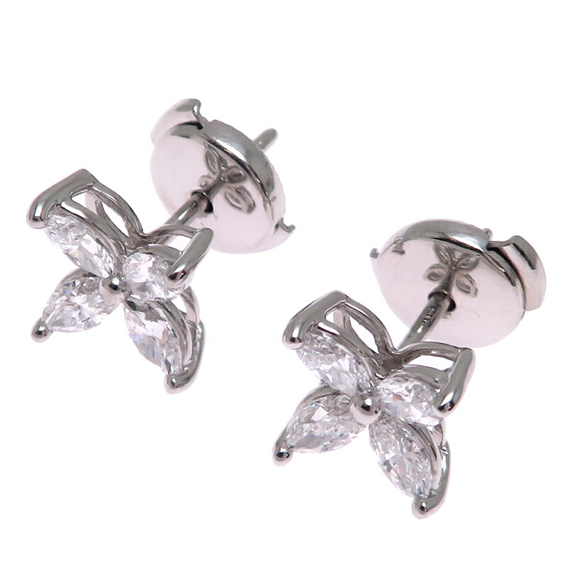 ダミアーニ フィオレリーノ ダイヤモンドピアス ペアシェイプ 750 K18WG ダミアーニ フィオレリーノ ダイヤモンドピアス ペアシェイプ 750 K18WG