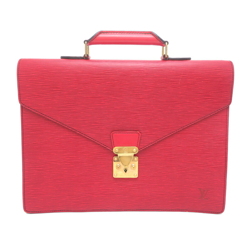 Louis Vuitton ビジネスバッグ　セルヴィエット　コンセイエ LOUIS VUITTON/ルイ・ヴィトン】 セルヴィエット・コンセイエ エピ