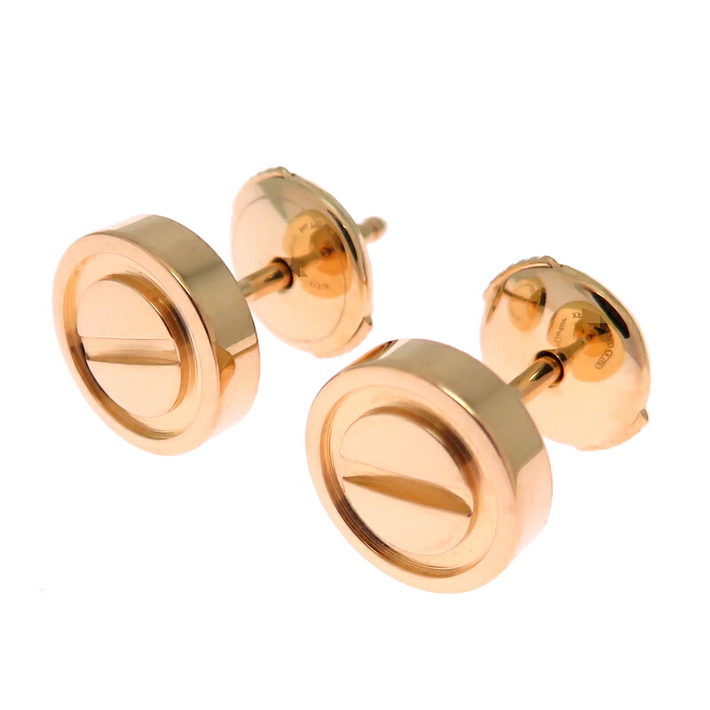 楽天市場】カルティエ Cartier ピアス ラブ シングル B8301421