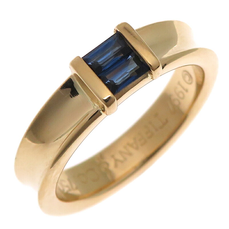 楽天市場】ティファニー スタッキング サファイア リング・指輪 K18