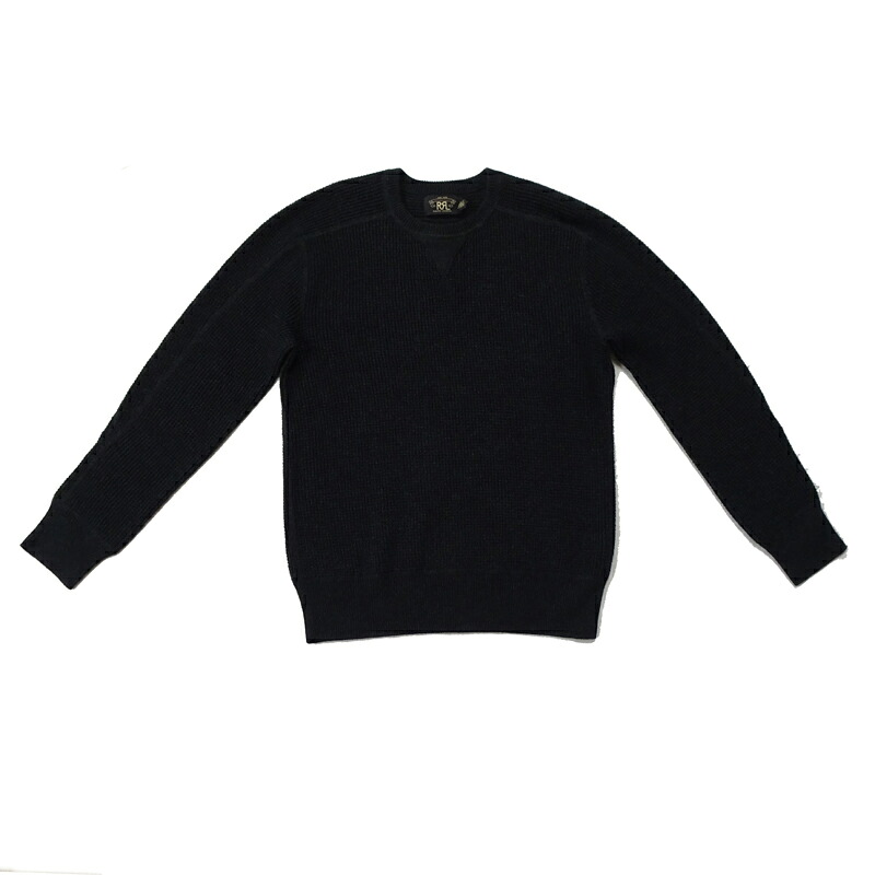 【飯能本店】 ラルフローレン セーター ＃M レディース・メンズ ニット CA56658 綿 ブラック系 DH90718【大黒屋質店出品】 【中古】【送料無料】【店頭受取対応商品】｜大黒屋質店