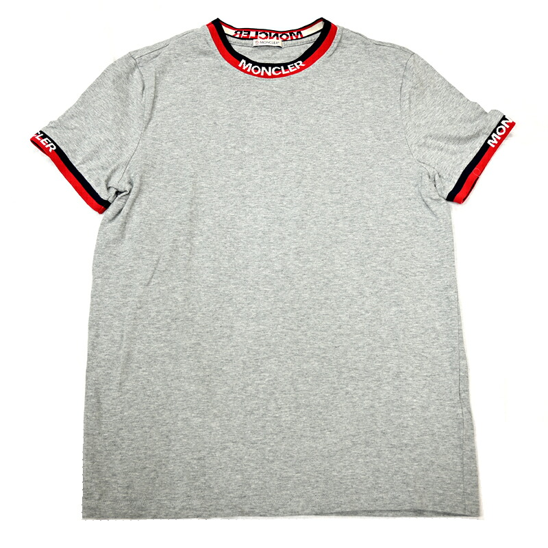 【飯能本店】 モンクレール マグリア＃S レディース 半袖Ｔシャツ コットン/ポリエステル グレー DH90850【大黒屋質店出品】 【中古】【送料無料】【店頭受取対応商品】