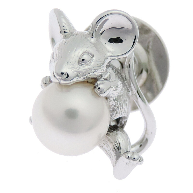 楽天市場】MIKIMOTO【ミキモト】ブローチ パール 真珠 シルバー 犬